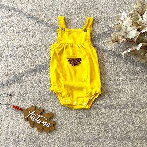 Bright Lemon Yellow Romper